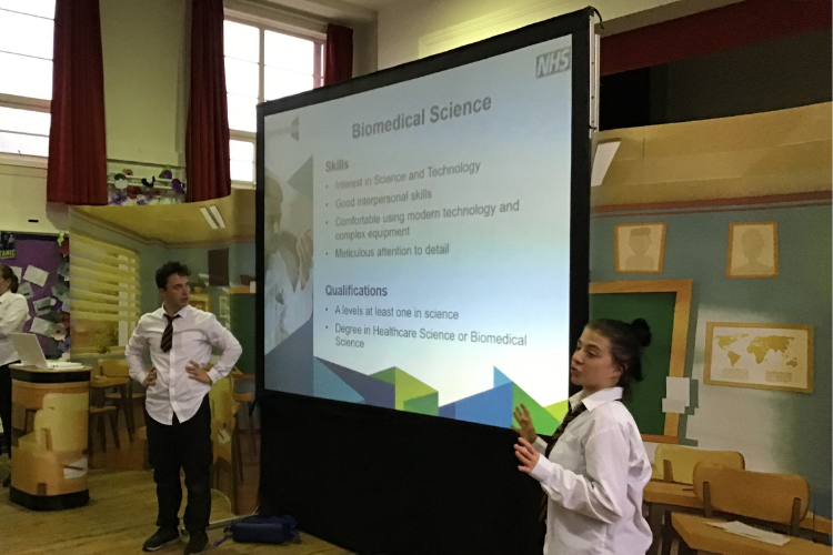 LIVE THEATRE INVITES STUDENTS TO STEP INTO NHS CAREERS